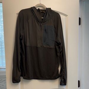 Men's Black Zip Hoodie Pullover Jacket